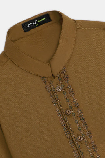 Light Brown Boys Kurta Pajama