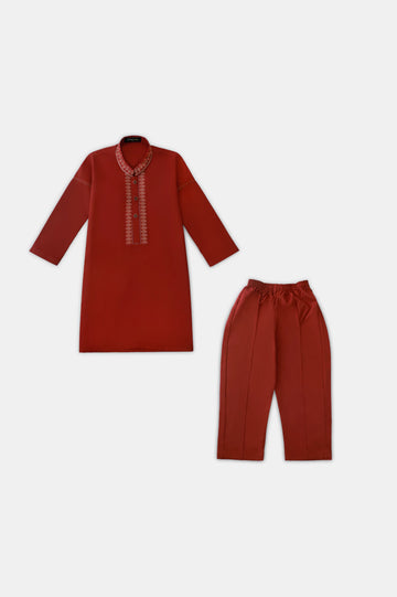 Orange Boys Kurta Pajama