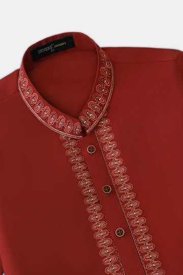 Orange Boys Kurta Pajama