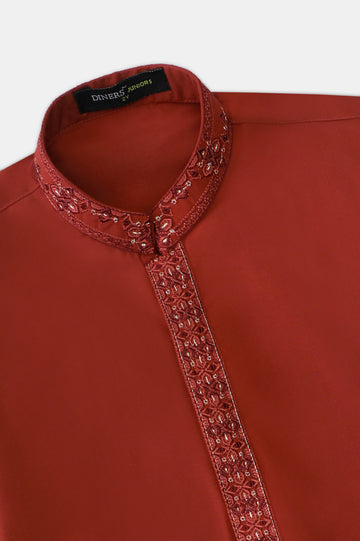 Orange Boys Kurta Pajama