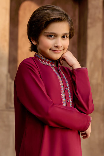 D-MAROON Boys Kurta Pajama
