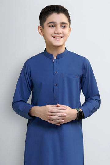 Royal Blue Boys Kameez Shalwar