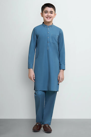 Green Boys Kurta Pajama