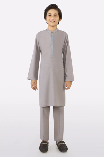 Light Grey Boys Kurta Pajama