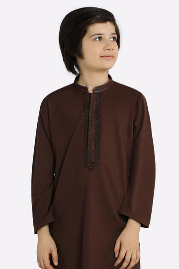 Brown Boys Kurta Pajama