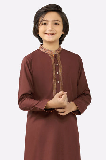 Maroon Boys Kurta Pajama