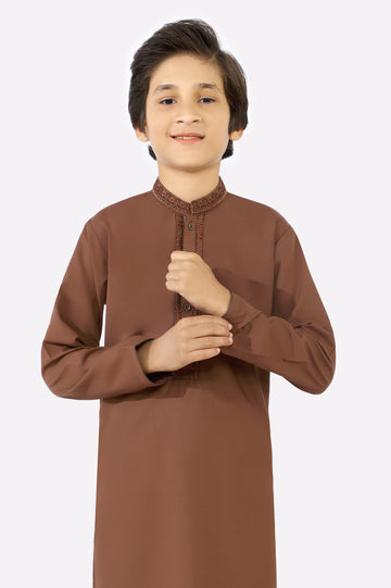 Light Brown Boys Kurta Pajama