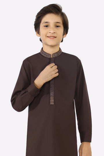 Bargundy Boys Kurta Pajama