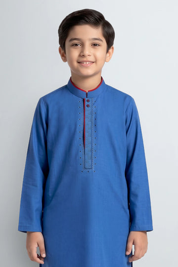 Blue Teens Kurta Pajama