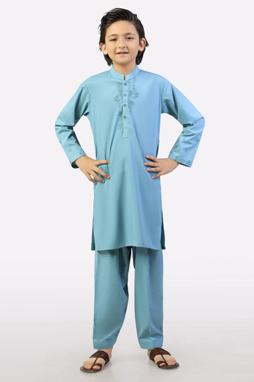 Light Grey Boys Kurta Shalwar