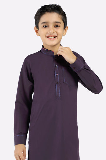 Purple Boys Kameez Shalwar