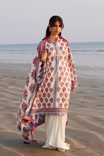 Printed Unstitched 3PC