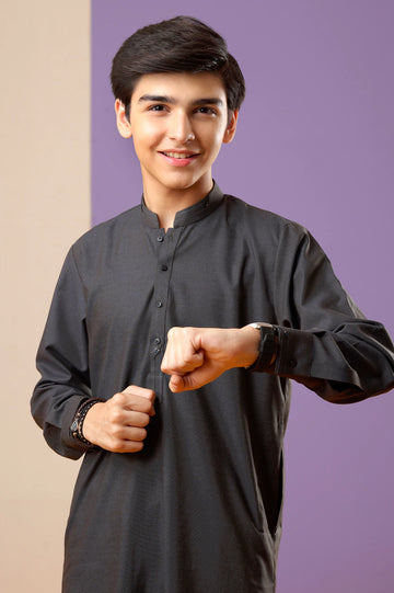 Dark Blue Boys Kurta Pajama