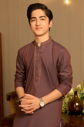 Purple Teens Kurta Pajama