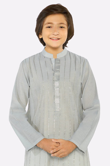 Light Grey Teens Kurta Pajama