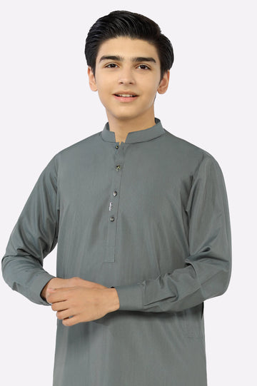 Grey Teens Kurta Pajama