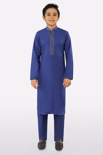 Blue Teens Kurta Pajama