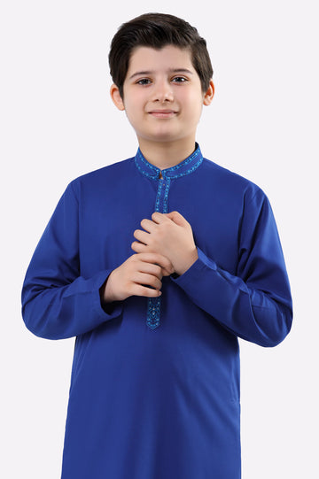 Royal Blue Teens Kurta Pajama