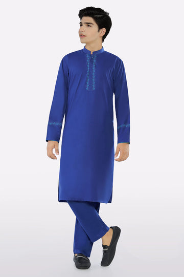Royal Blue Teens Kurta Pajama
