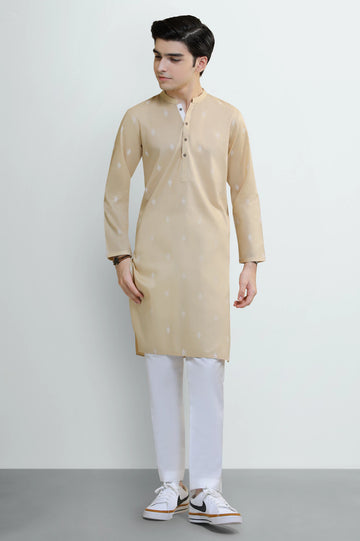 Light Brown Teens Kurta Pajama