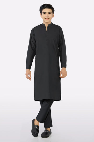 Black Teens Kameez Pajama