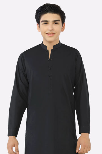 Black Teens Kameez Pajama
