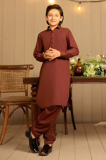 Maroon Teens Kameez Shalwar