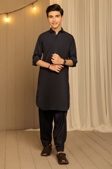 Navy Blue Teens Kameez Shalwar
