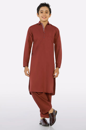 Maroon Teens Kameez Shalwar