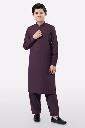 Burgundy Teens Kameez Shalwar