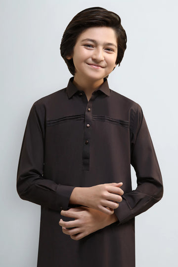 Teens Chocolate Kameez Shalwar