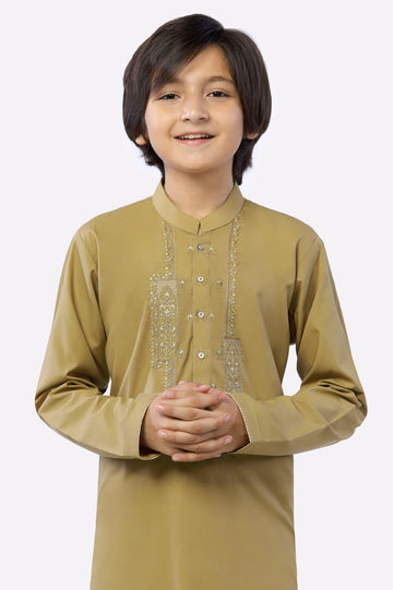 Mustard Boys Kurta Shalwar