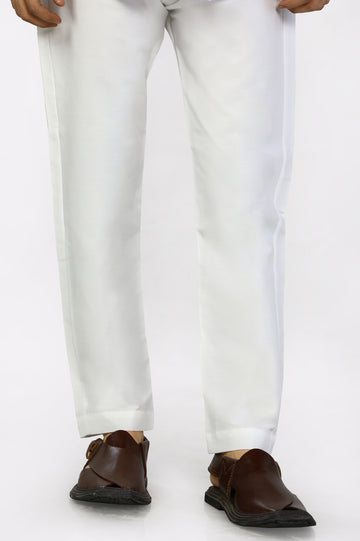 Men Cotton Pajama In Off-White
