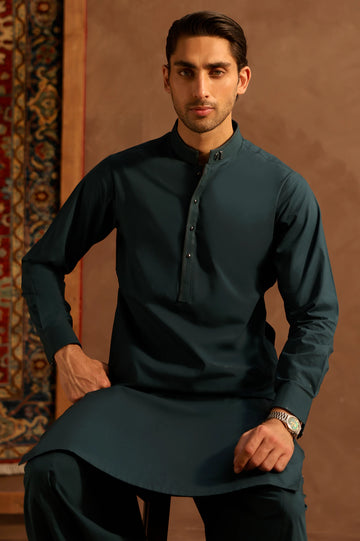 Blue Wash & Wear Shalwar Kameez