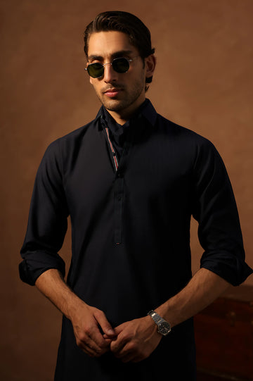 Grey Wash & Wear Shalwar Kameez