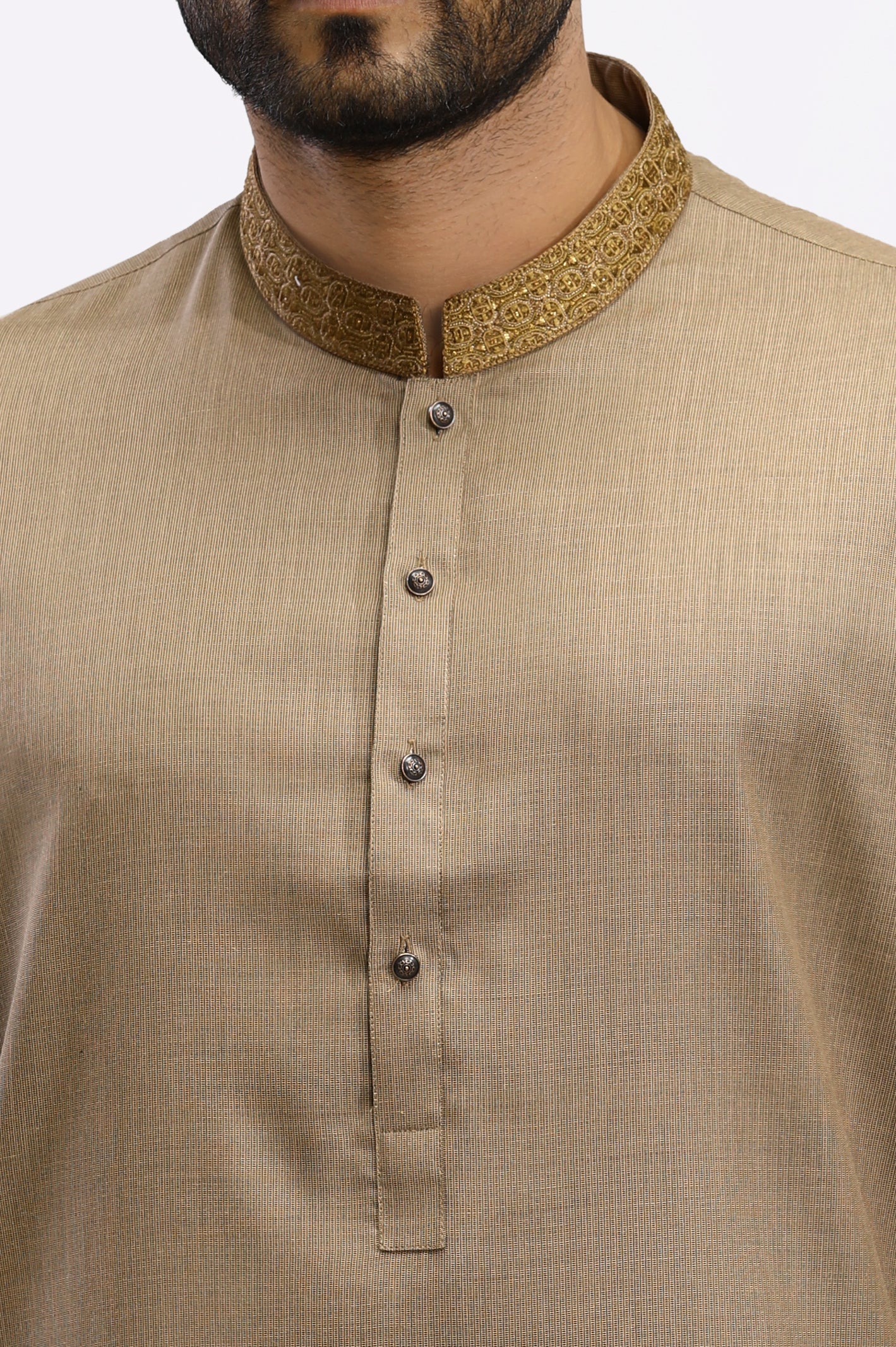 Mustard Wash & Wear Shalwar Kameez From Diners