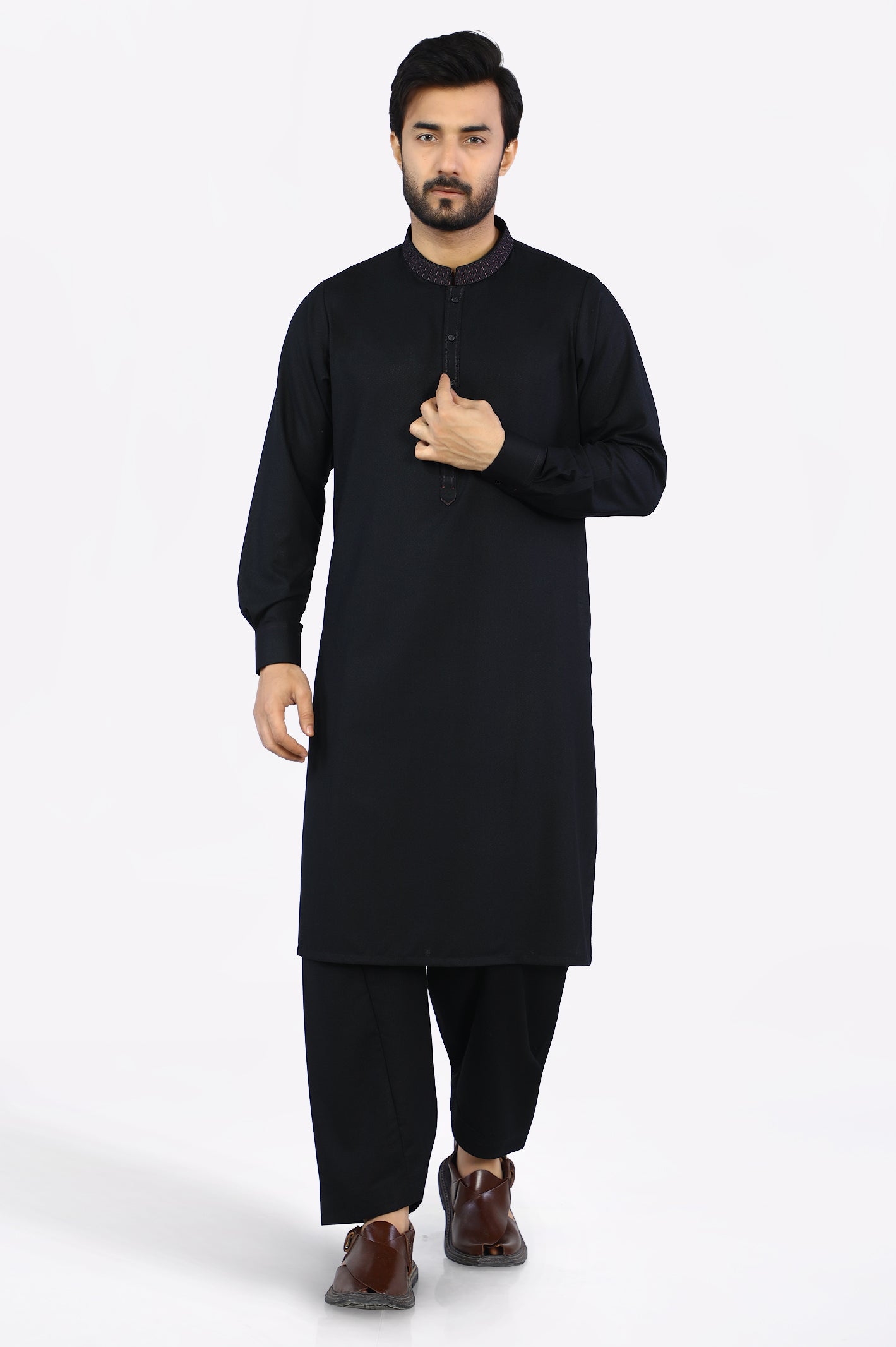 Black Shalwar Kameez From Diners