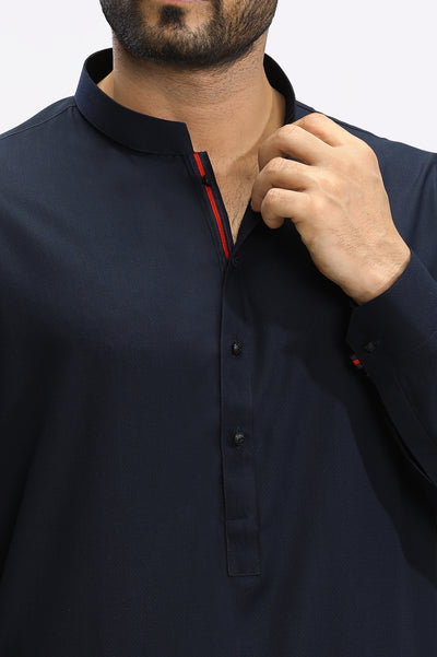Navy Blue Wash Wear Shalwar Kameez – Diners Pakistan