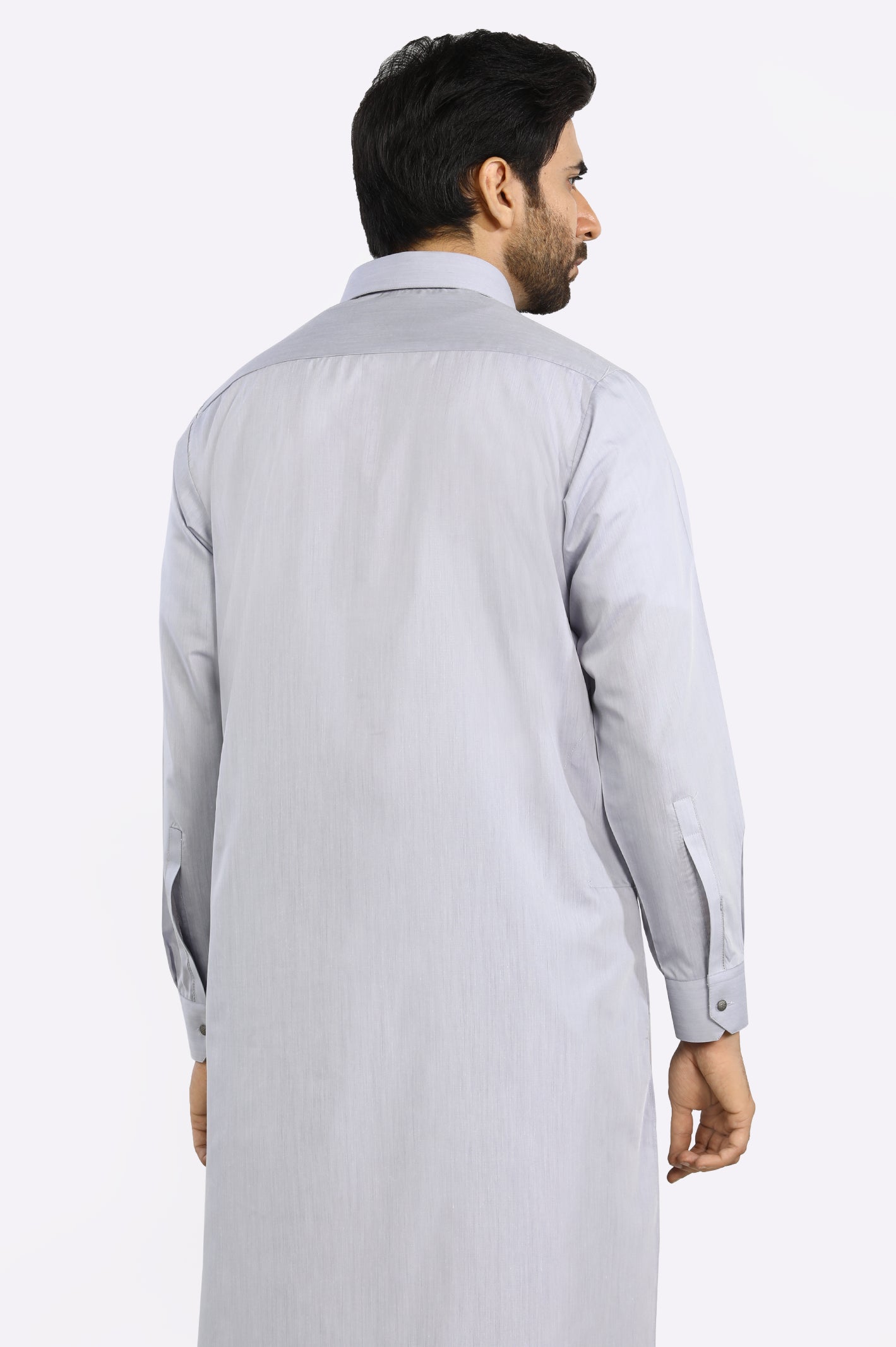 Light Grey Rayon Blend Shalwar Kameez From Diners