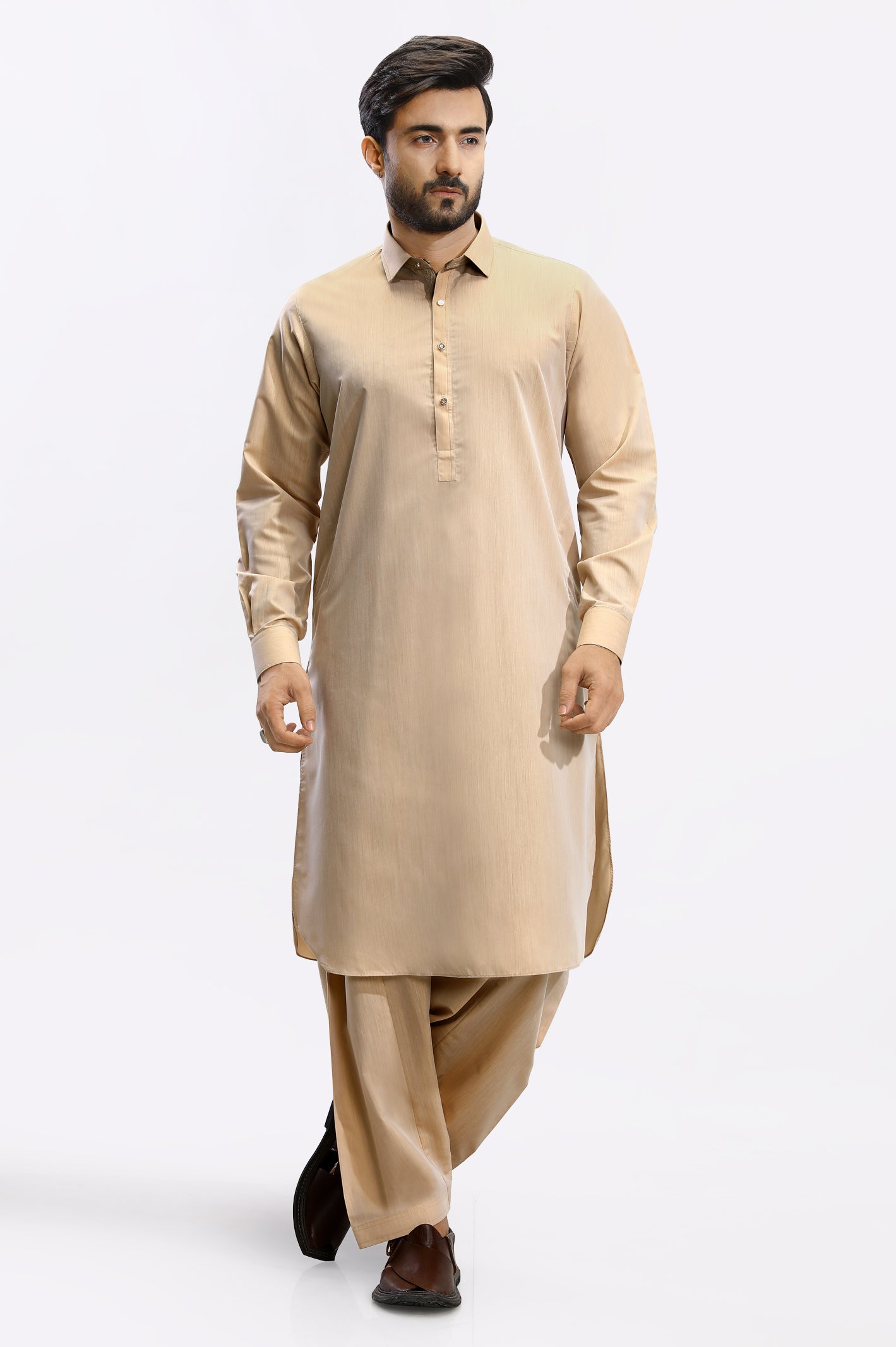 Light Brown Shalwar Kameez From Diners