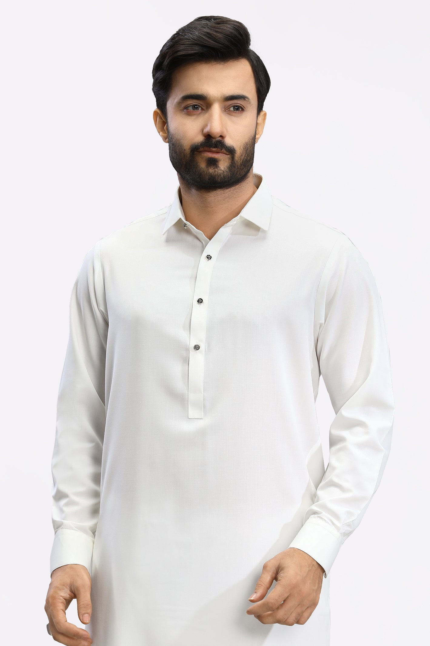 Off White Wash & Wear Shalwar Kameez From Diners