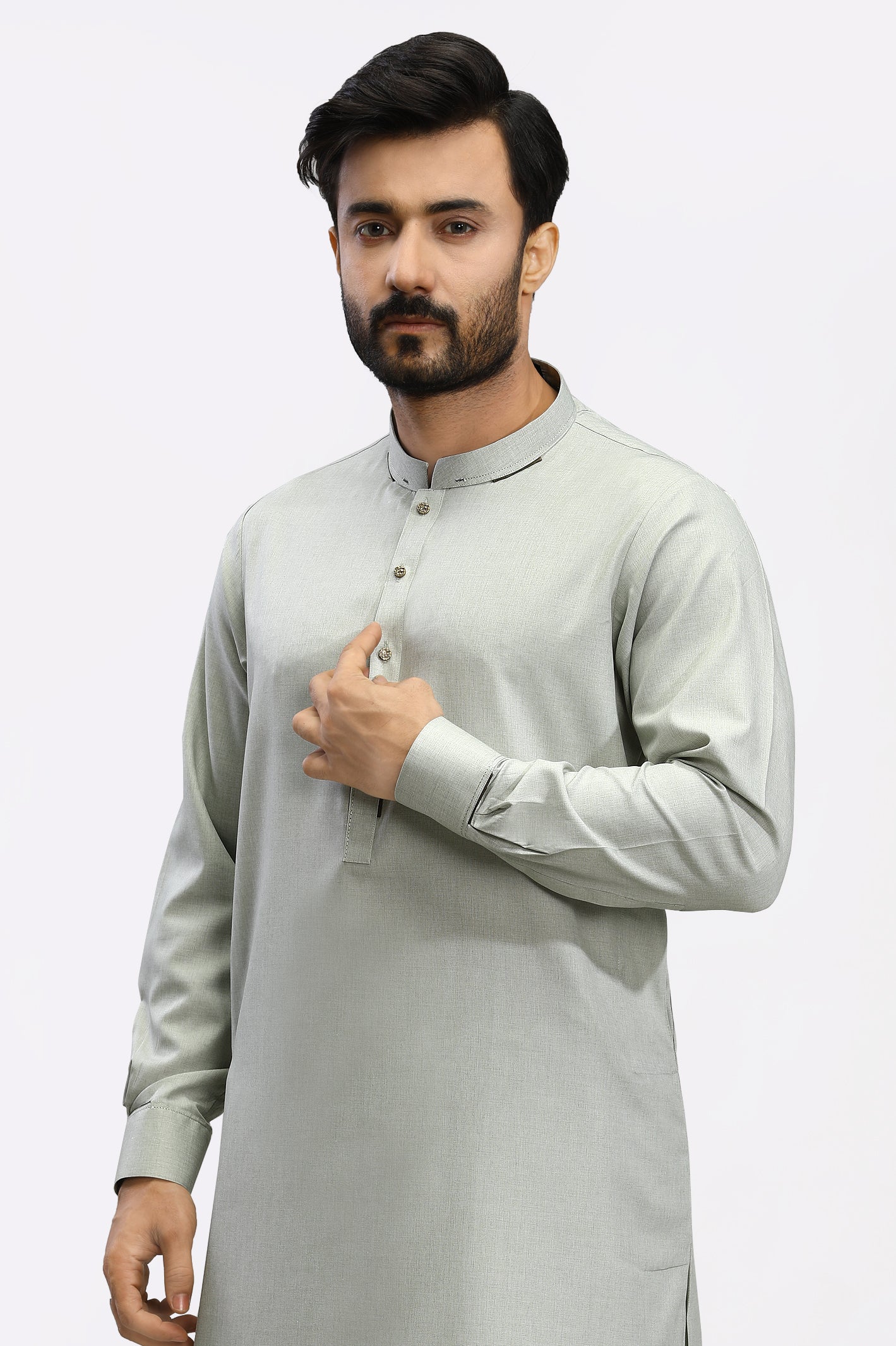 Light Green Wash & Wear Shalwar Kameez From Diners