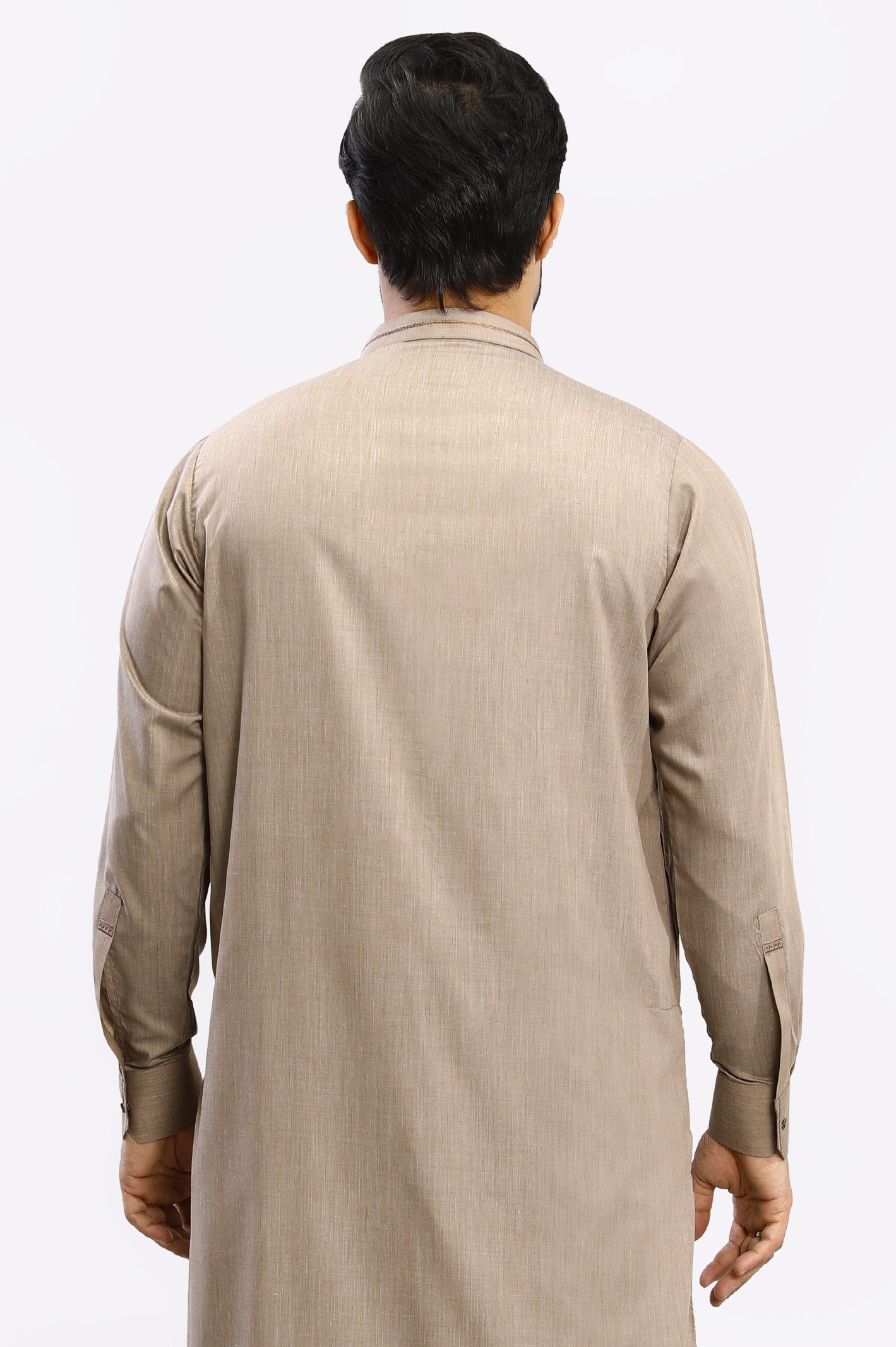 Brown Wash & Wear Shalwar Kameez From Diners