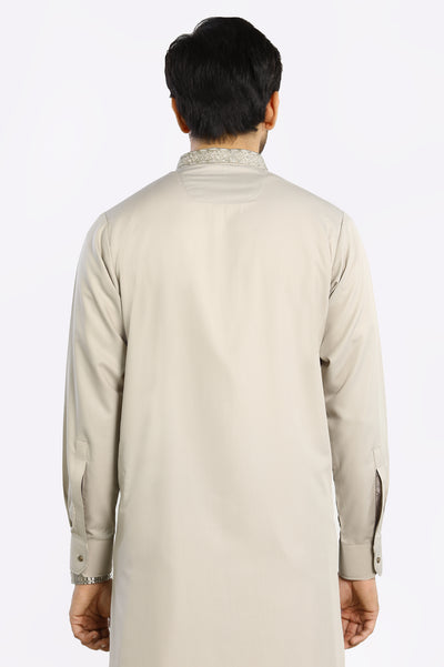 Beige Rayon Blend Shalwar Kameez From Diners