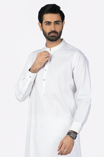 White Cotton Shalwar Kameez