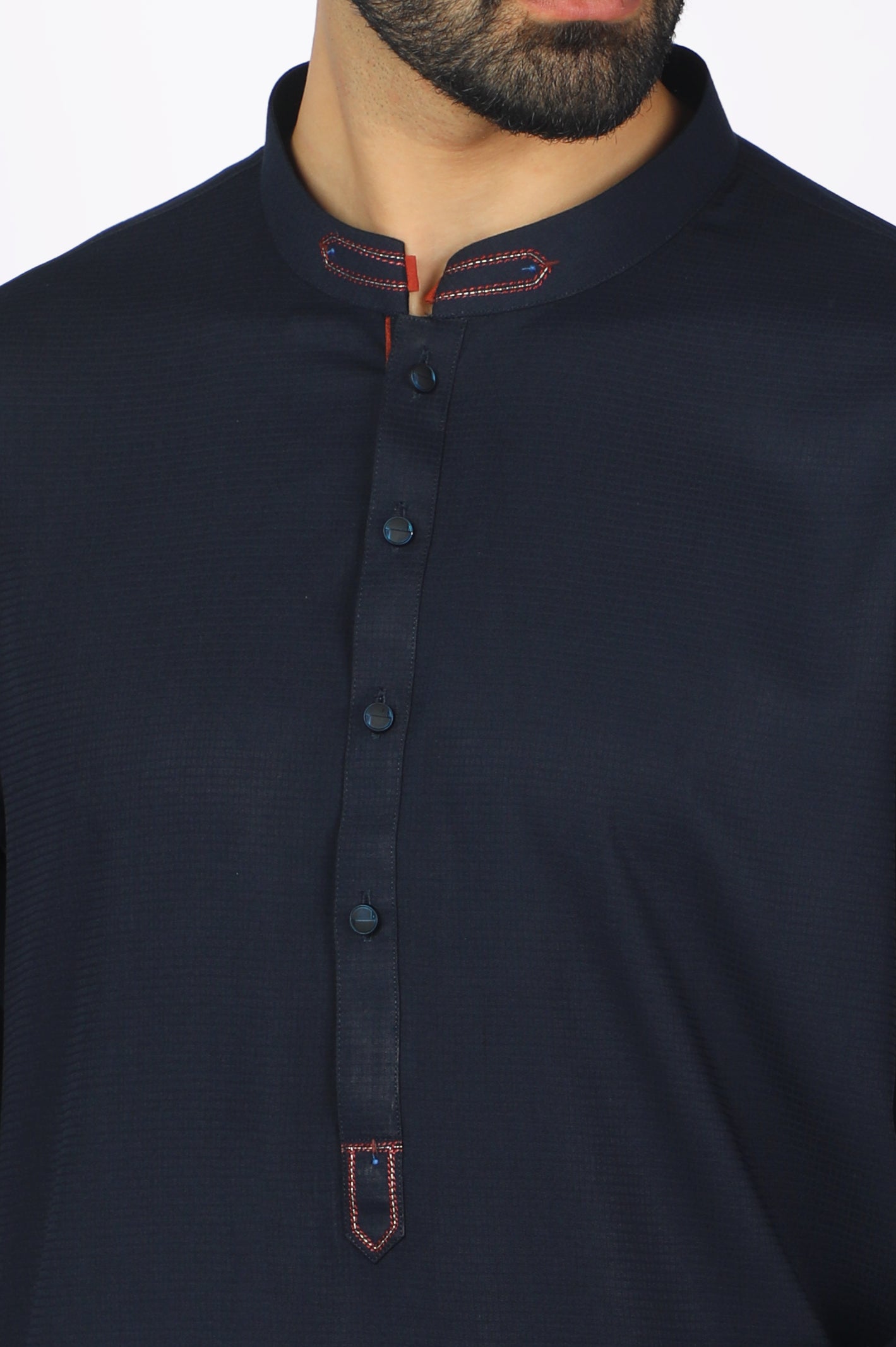 Navy Blue Wash & Wear Shalwar Kameez From Diners