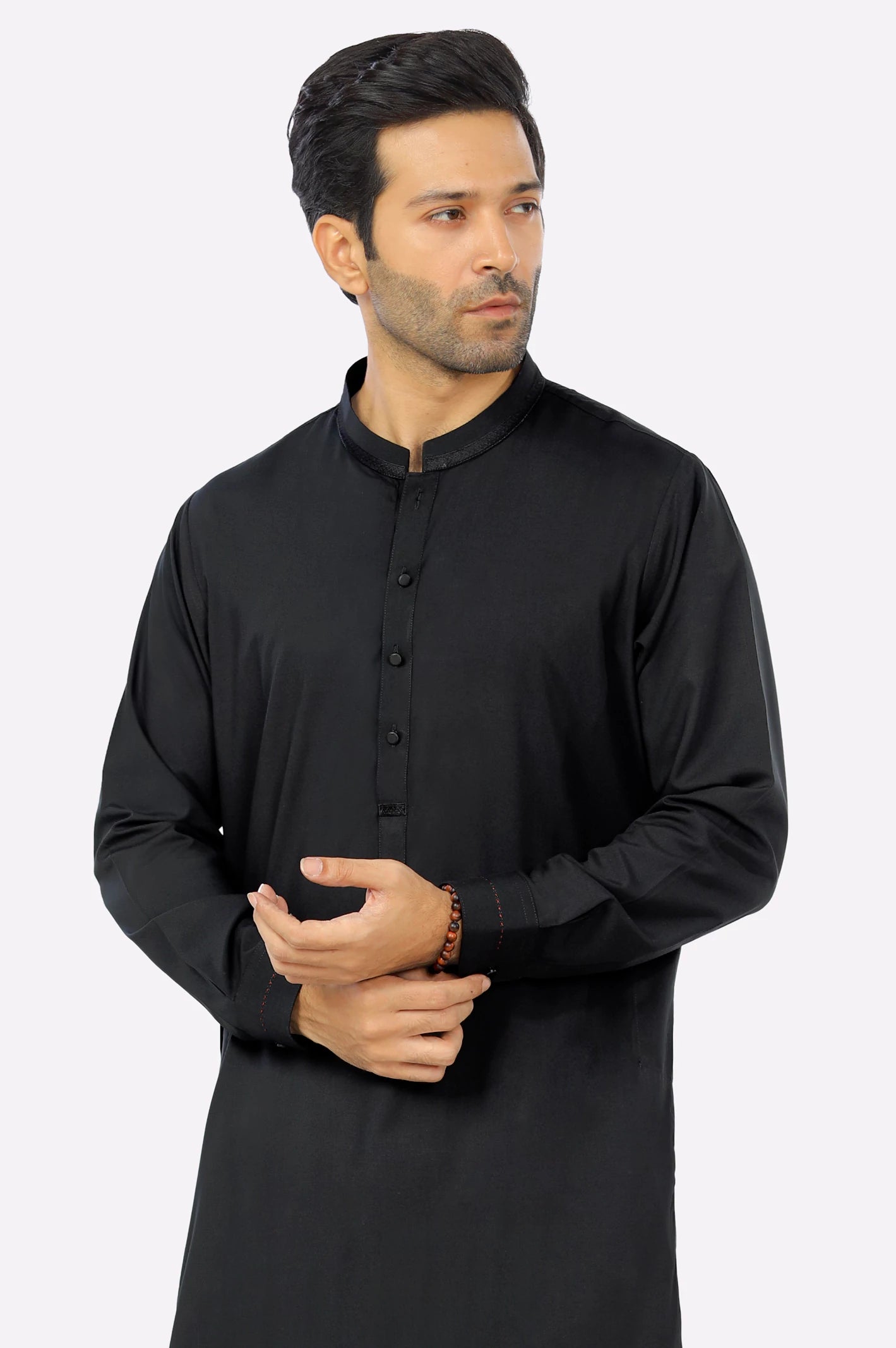 Black Wash & Wear Shalwar Kameez From Diners