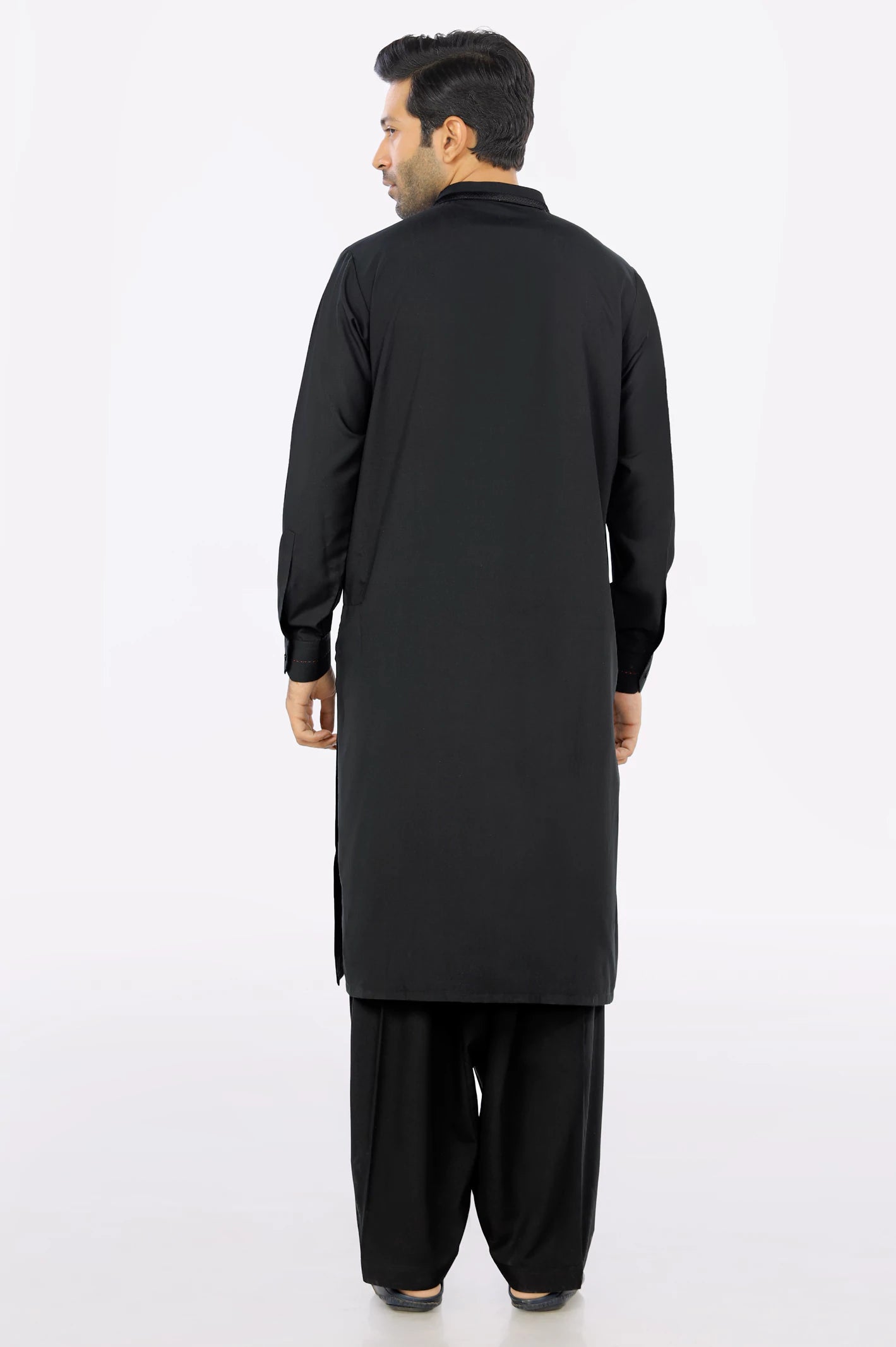 Black Wash & Wear Shalwar Kameez From Diners