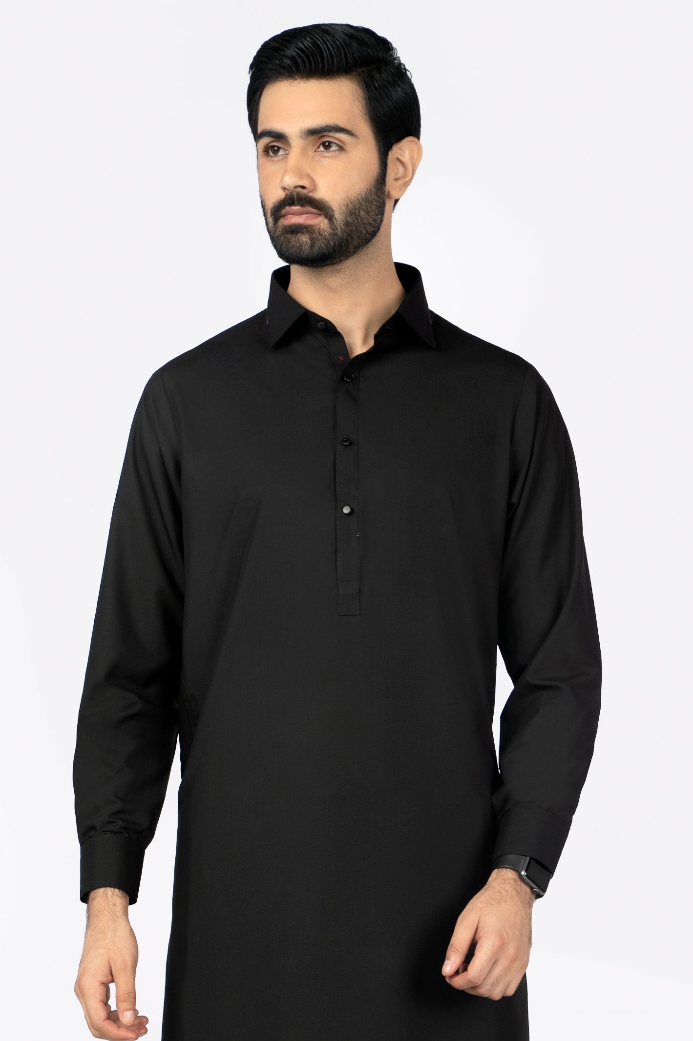 Black Wash & Wear Shalwar Kameez From Diners