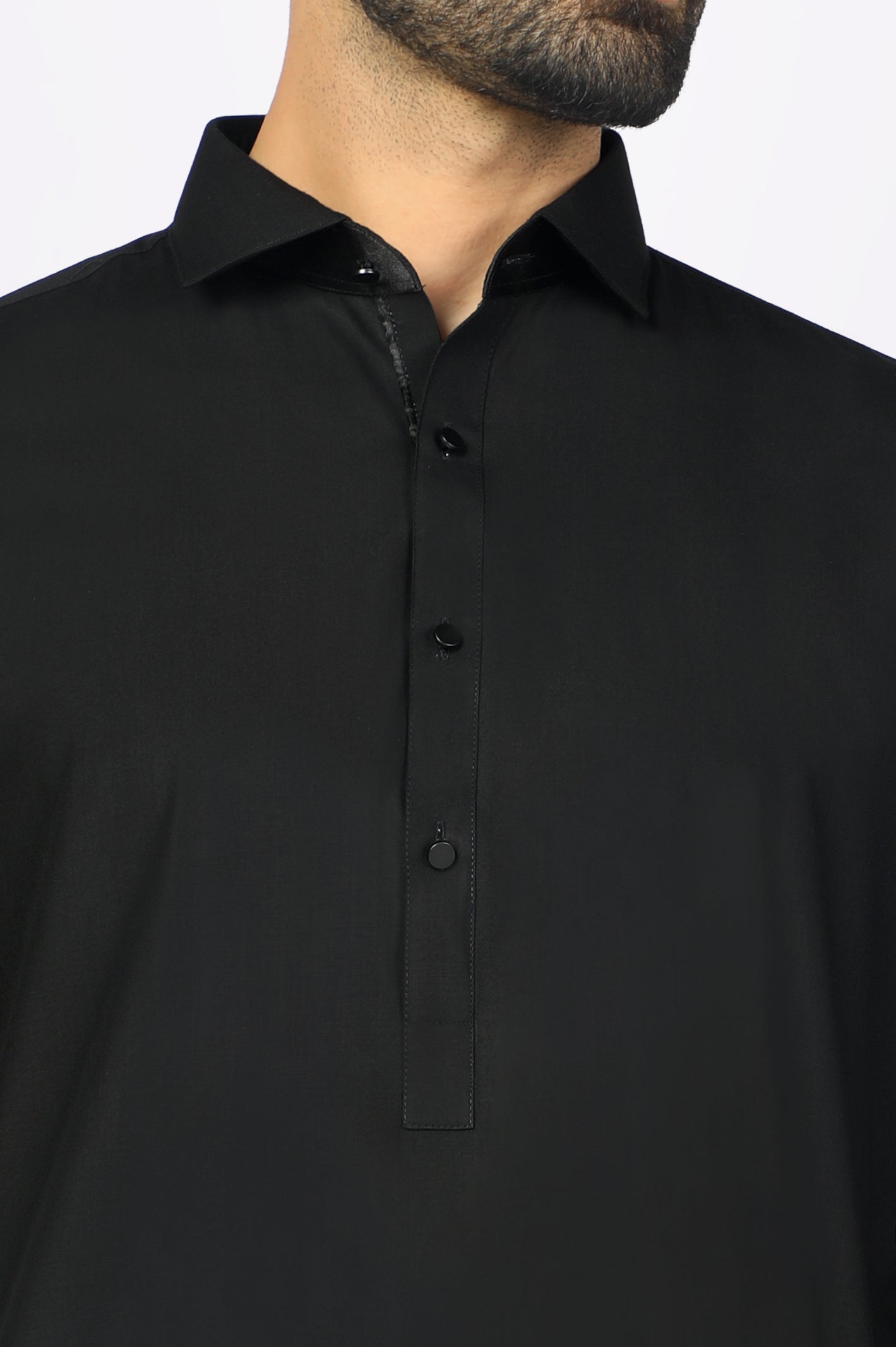 Diners Black Shalwar Kameez Wash & Wear 